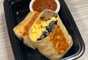 Low Carb Tortilla Protein Breakfast Burrito